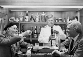 Richard Harris, Lee Strasberg, and Virgilio Volpe in The Cassandra Crossing (1976)