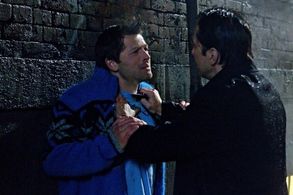Misha Collins and Carlos Sanz in Supernatural (2005)