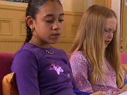 Montanna Thompson and Chelsie Padley in The Story of Tracy Beaker (2002)