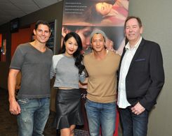 Sean Faris, Candy Cheung, Will Yun Lee and Stanley J. Orzel at the LA premiere of 