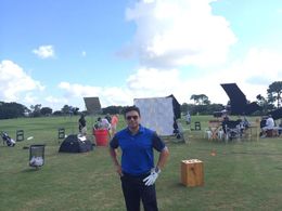 Still of Allen warchol in Garmin commercial shoot in West Palm Beach, Fl.