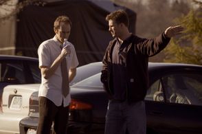 Mark Scarboro (Greg) and John Schwert (Director),on set of IN/SIGNIFICANT OTHERS.