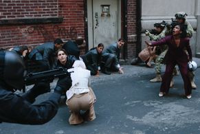 Aunjanue Ellis-Taylor, Derek Klena, and Benjamin Jones in Quantico (2015)