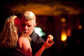 American Gladiator Hawk and Susan Johnston