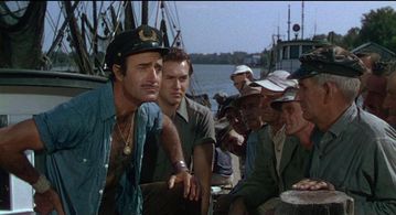 Robert Monet and Gilbert Roland in Thunder Bay (1953)
