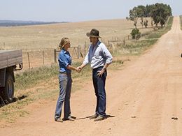 Abi Tucker and Sandy Winton in McLeod's Daughters (2001)