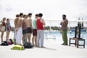 Ray Chong Nee as Coach Bodhi in Swimming For Gold