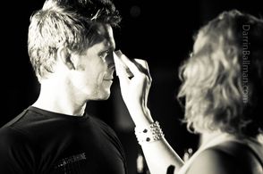 Make-up application by make-up artist to the stars, Sara Kuhl. Behind the scenes on 