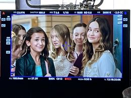 Behind the Scenes still of Luna-Marie Katich in the Apple TV+ Original series, 