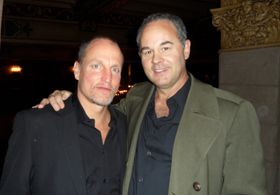 Woody Harrelson and Chris Kinkade at the after party for the Premiere of 
