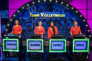 Maila Gumila, Sharmaine Suarez, Lovely Rivero, and Glenda Garcia in Family Feud Philippines (2022)