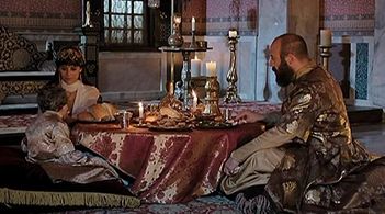 Halit Ergenç and Cansu Dere in The Magnificent Century (2011)