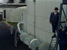 Jacques Tati, Lucien Frégis, and Jean-Claude Rémoleux in Mon Oncle (1958)