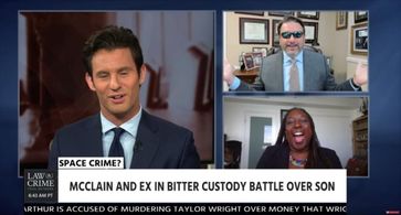 John M. Phillips Hams It Up in Law & Crime During Legal Segment