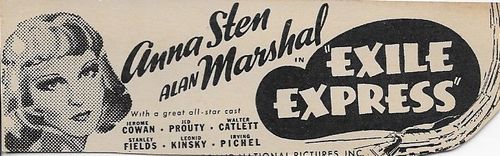 Anna Sten in Exile Express (1939)