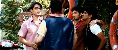 Siddharth, Ali Zafar, and Divyendu Sharma in Chashme Baddoor (2013)
