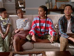 Yara Shahidi, Marcus Scribner, Miles Brown, and Marsai Martin in Black-ish (2014)