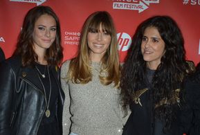 Jessica Biel, Francesca Gregorini, and Kaya Scodelario at an event for The Truth About Emanuel (2013)