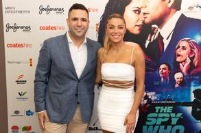 Teressa Liane and friend at 'The Spy Who Never Dies' NSW Premiere, Rhythmic Films (2022)