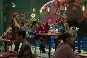 Meagan Good, Jerrie Johnson, Shoniqua Shandai, and Grace Byers in Harlem (2021)