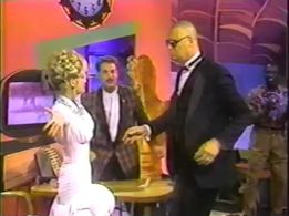 Richard Moll & I promoting Night Court -