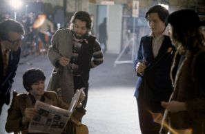 Paul McCartney, John Lennon, Mal Evans, Michael Lindsay-Hogg, and The Beatles in Let It Be (1970)