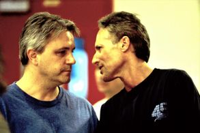 Claudio Castravelli, Jon Turtle on set of Second Arrival