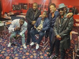 On set of “The Last Og” season 4, Lord Jamar as Divine.