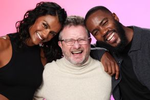 Christopher Jenkins, Mo Gilligan, and Simone Ashley at an event for 10 Lives (2024)