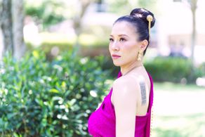 Able in traditional Thai outfit