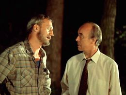 Yury Belyayev and Oleg Borisov in Sluga (1989)