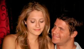 Luke Coffee on set of 