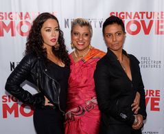 Fawzia Mirza and Sari Sanchez in Signature Move (2017)