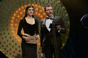 Alex Brendemühl and Elena Martín in 12 Premis Gaudí de l'Acadèmia del Cinema Català (2020)