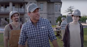 Still of Cesar D' La Torre, Booby Cannavale and Jared Gilman in the Movie Angry Neighbors