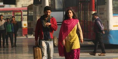 Vineet Kumar Singh and Zoya Hussain in The Brawler (2017)