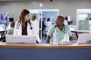 Denitra Isler and Kaley Ronayne in The Resident: Her Heart (2022)