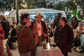 Secun de la Rosa, Juan Diego, and Marina Salas in The Cover (2021)