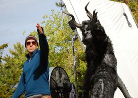 On set of Christmas! With The Aquabats!