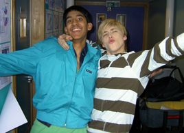Dev Patel and Mitch Hewer in Skins (2007)