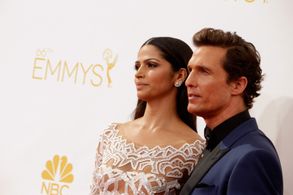 Matthew McConaughey and Camila Alves McConaughey at an event for The 66th Primetime Emmy Awards (2014)