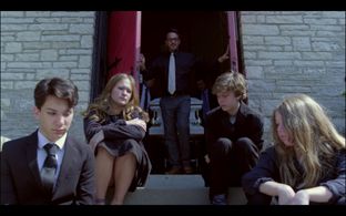 Michael Oilar, Jackson Ark, Allysia Jensen, Lauren Edwards, Jeff Townsend, and Thatcher Jacobs in Wild Life (2022)