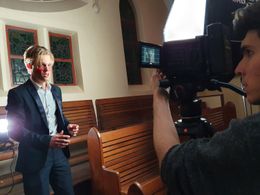 Behind the scenes of 'Church' music video