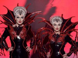 Swanthula Boulet and Dracmorda Boulet in The Boulet Brothers' Dragula: Titans (2022)