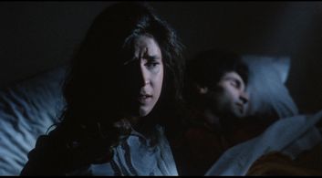 Ruth Martinez and Matt Mitler in The Mutilator (1984)