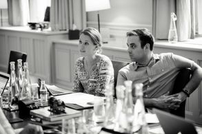 Alastair Clayton and Isla Ure in Millefeuille (2016)