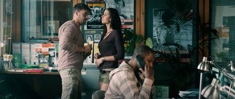 Joseph Millson and Djalenga Scott in I Give It a Year (2013)