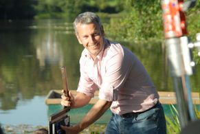 On the set of Gone Fishing