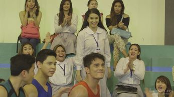 Ejay Falcon, Sarah Lahbati, Chienna Filomeno, Pamu Pamorada, and Alora Sasam in Maalaala Mo Kaya (1991)