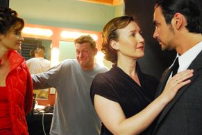 Nina Zavarin and Konstantin Lavysh - On the set of Nord Express with Ross Williams - Hairstylist Extraordinaire (and Tam